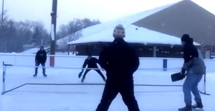 Pickleball on Ice